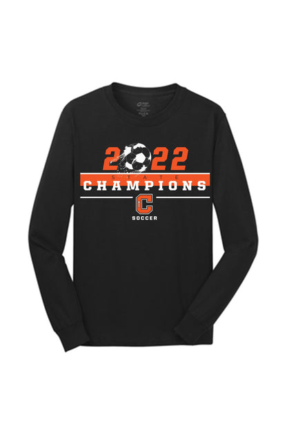 Catholic High 2022 State Championship LS Tee Training Wear Mens X-Large Black - Third Coast Soccer