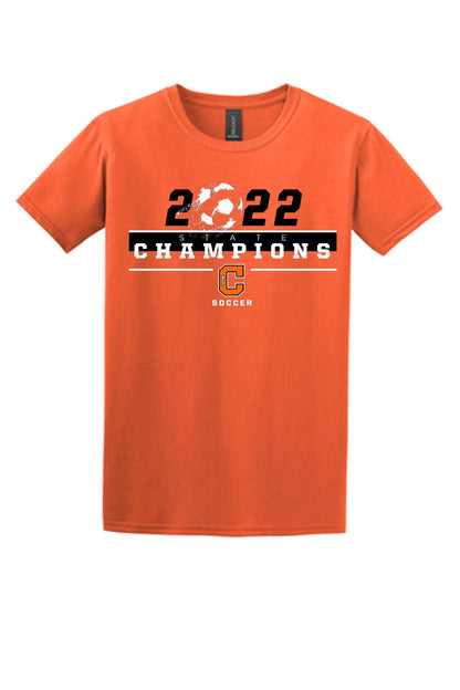 Catholic High 2022 State Championship SS Tee Training Wear Mens Small Orange - Third Coast Soccer