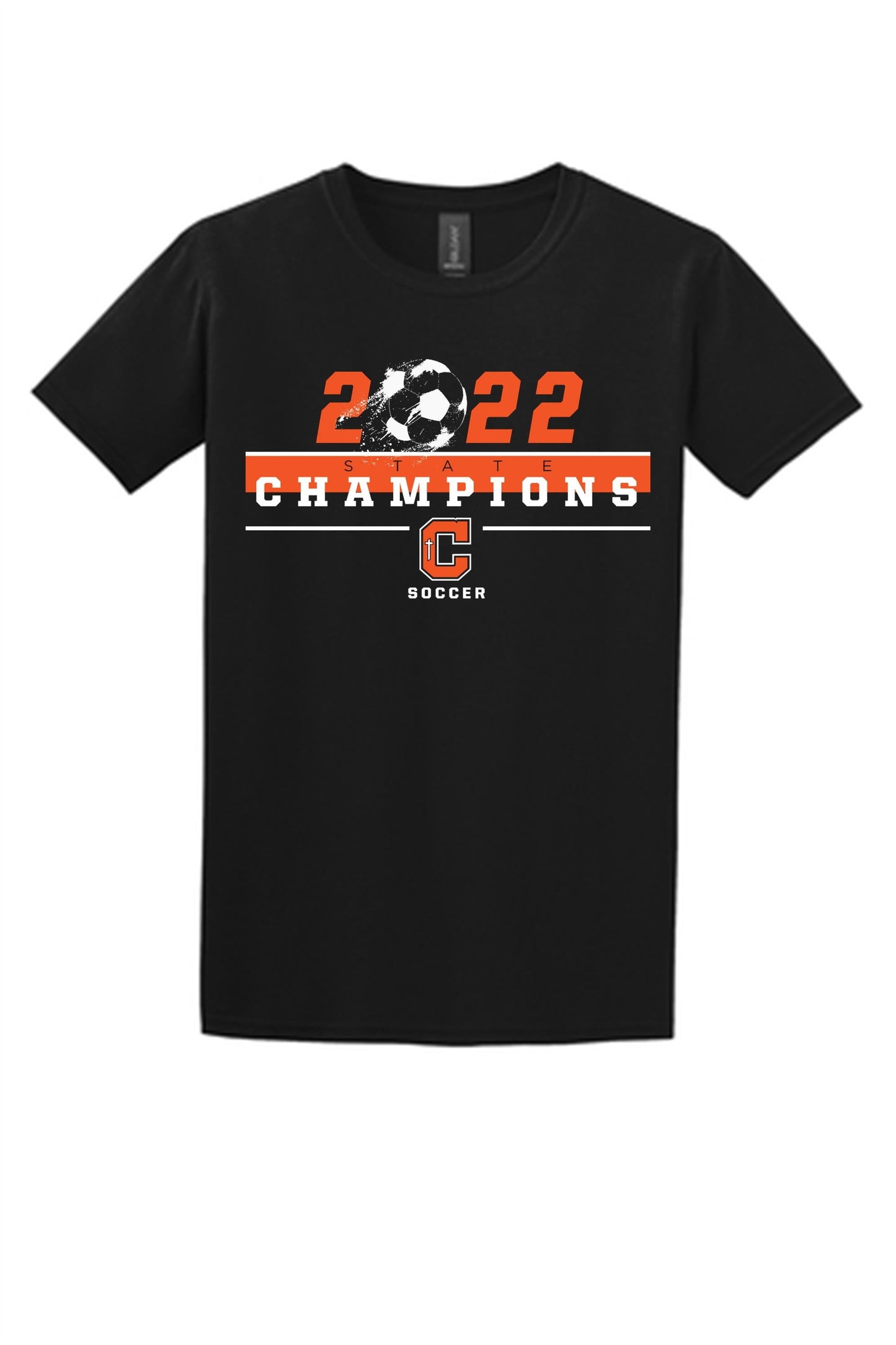 Catholic High 2022 State Championship SS Tee Training Wear Youth Small Black - Third Coast Soccer