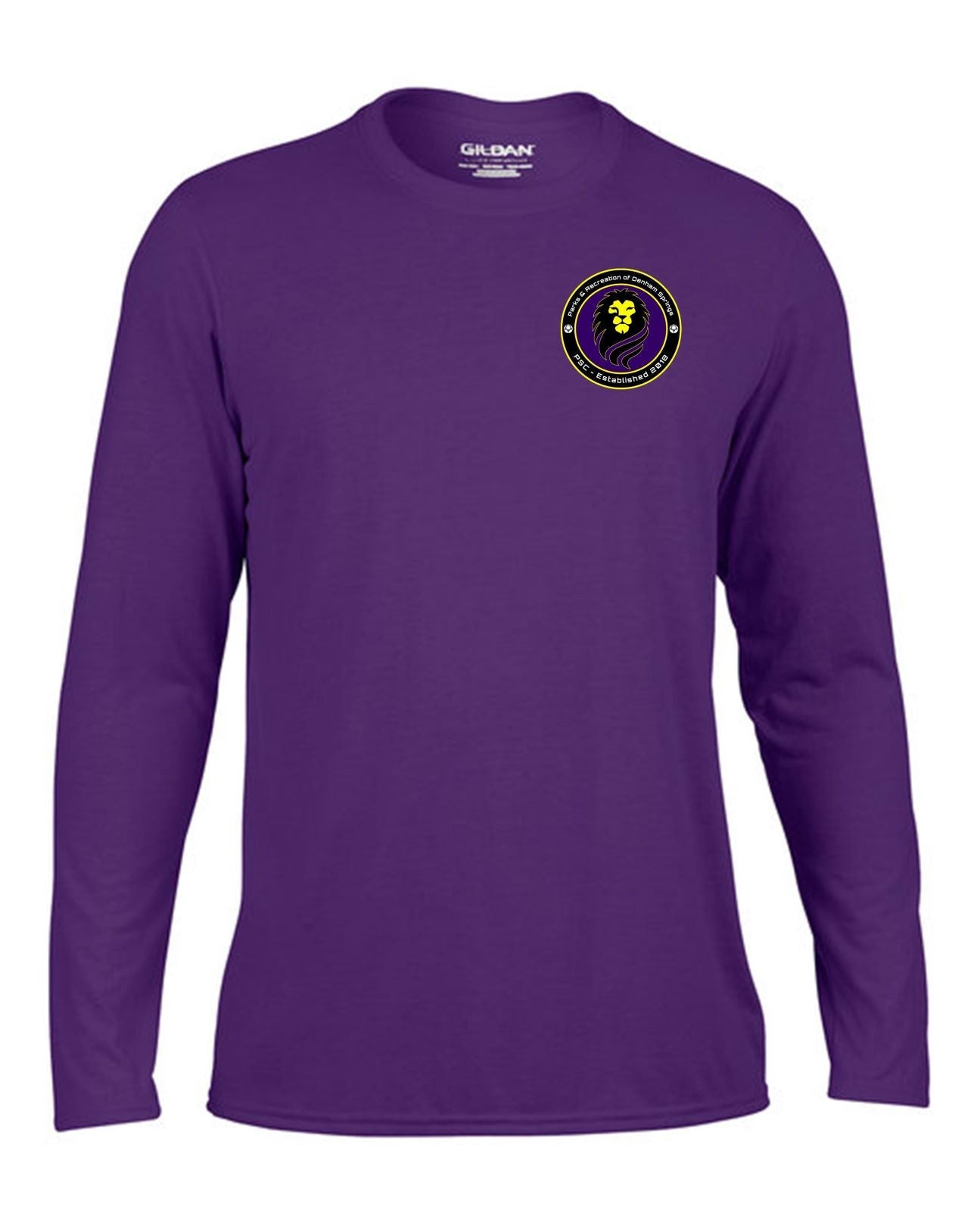 PARDS Long-Sleeve T-Shirt PARDS 2325 Mens 2Xl Purple - Third Coast Soccer