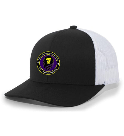 TCS PARDS Trucker Hat PARDS 2325 Black/White Full Color Patch - Third Coast Soccer