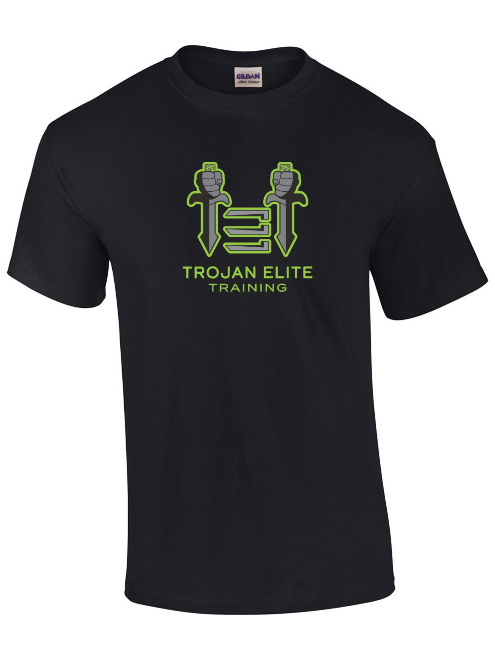 Trojan Elite Short Sleeve Tee Training Wear Black Mens Medium - Third Coast Soccer