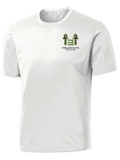 Sport-Tek Trojan Elite Short Sleeve Competitor Tee Trojan Elite Training White Mens Large - Third Coast Soccer
