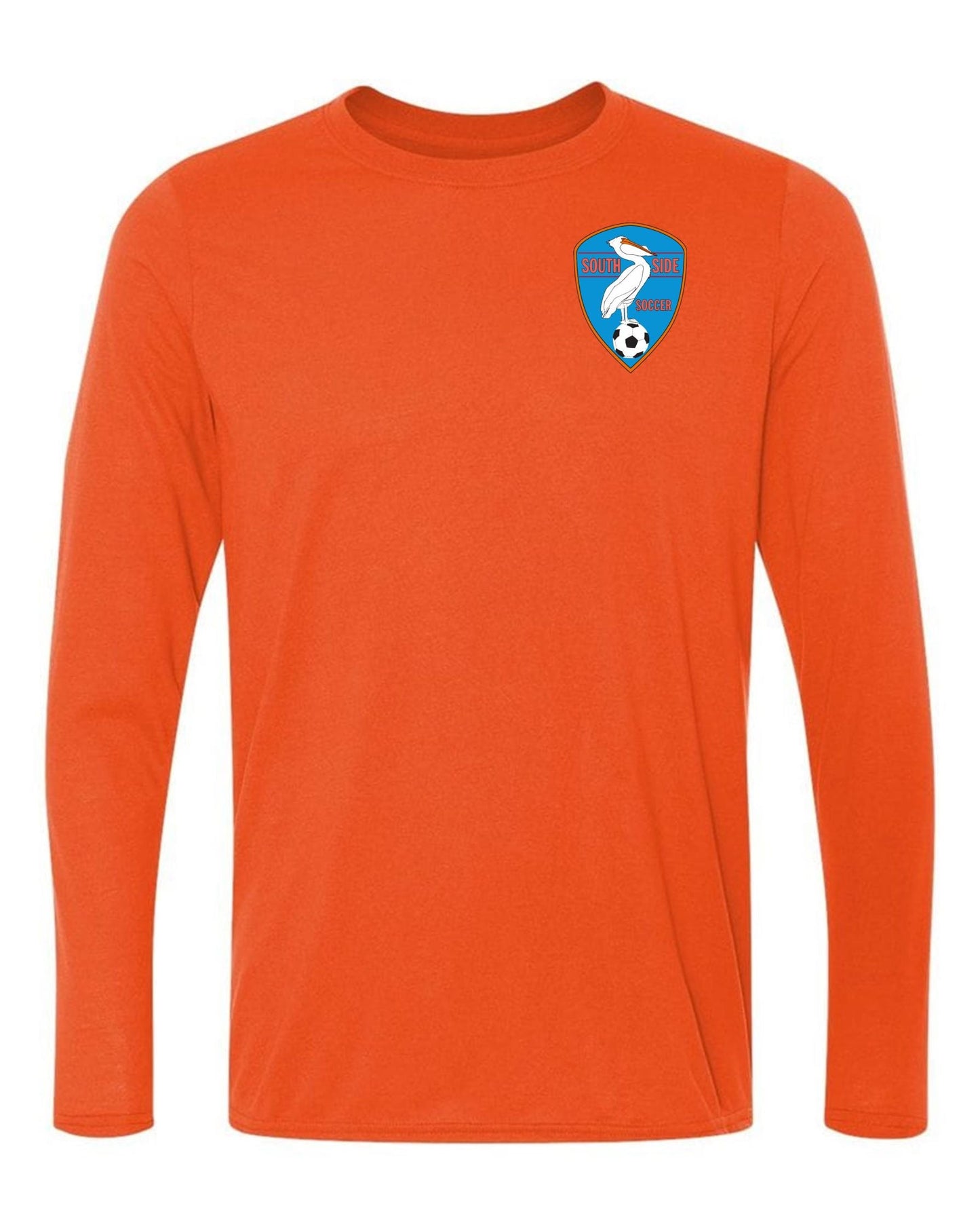 Southside Youth Soccer Long Sleeve T-Shirt SYS Spiritwear Orange Youth Small - Third Coast Soccer