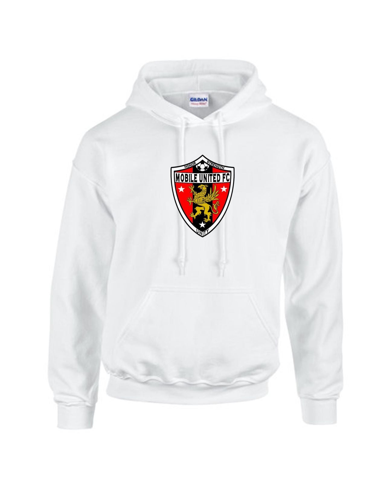 Mobile United Hoody Mobile United Mens Medium White - Third Coast Soccer