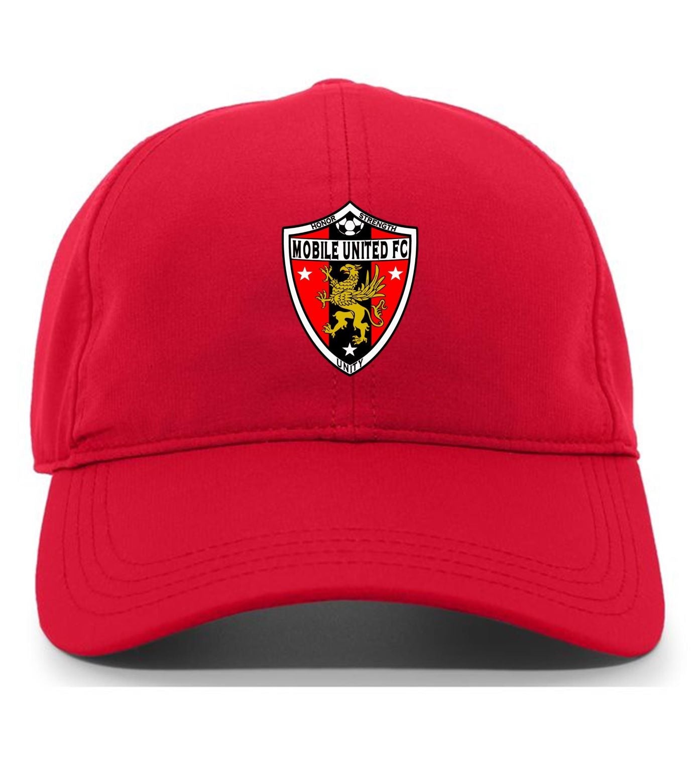 Tcs Mobile United Adjustable Cap Mobile United Red Full Color Patch - Third Coast Soccer