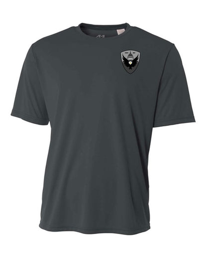 A4 FBI Swat Mens Cooling Performance Short-Sleeve Tee FBI Swat Mens Large Graphite - Third Coast Soccer