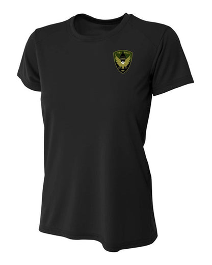 A4 FBI Swat Womens Cooling Performance Short-Sleeve Tee FBI Swat Womens Small Black - Third Coast Soccer