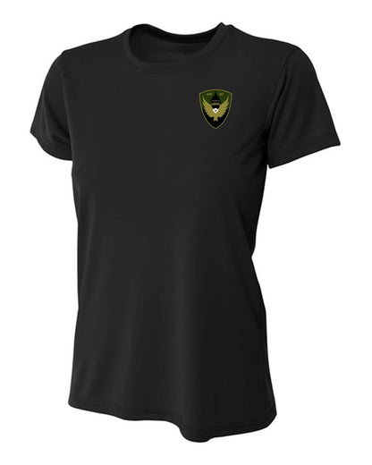 A4 FBI Swat Womens Cooling Performance Short-Sleeve Tee FBI Swat Womens X-Large Black - Third Coast Soccer