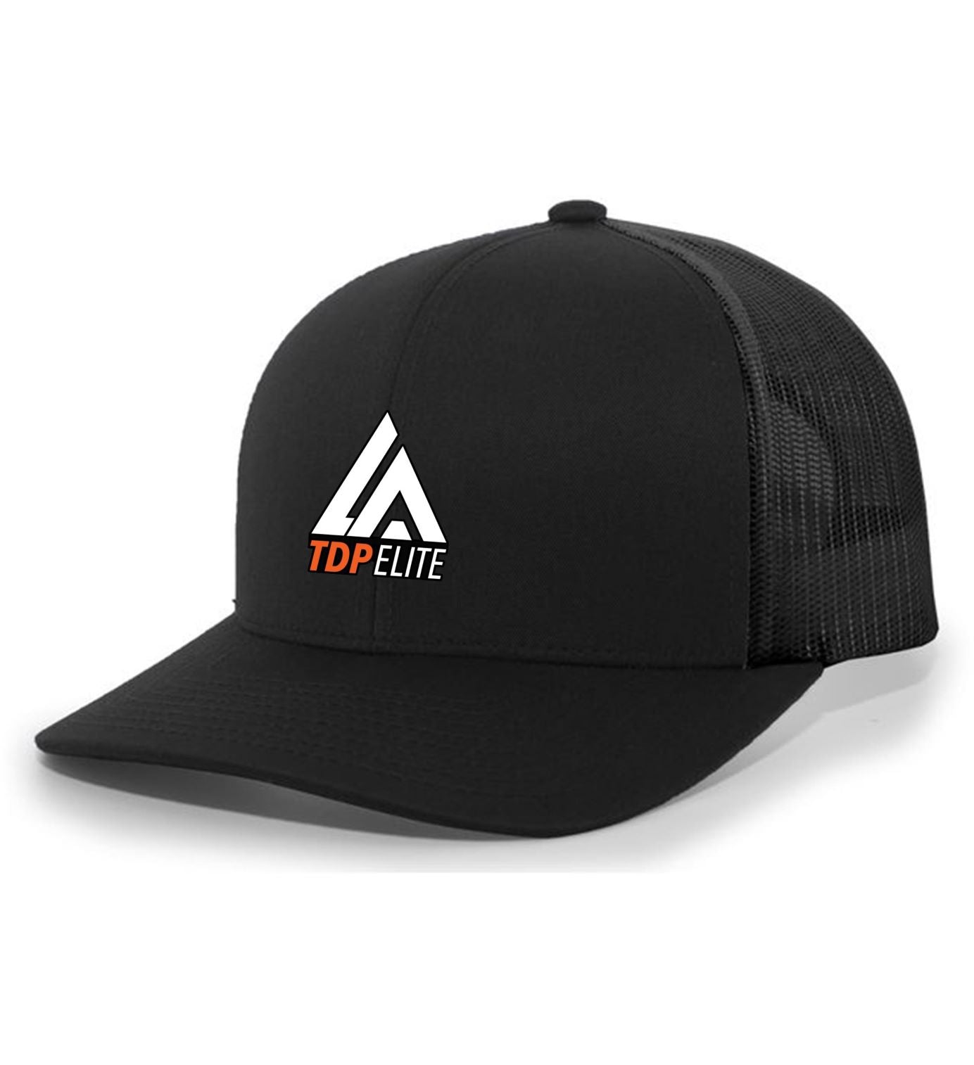 TCS LATDP Elite Trucker Hat LATDP Spiritwear Black/Black Full Color Patch - Third Coast Soccer