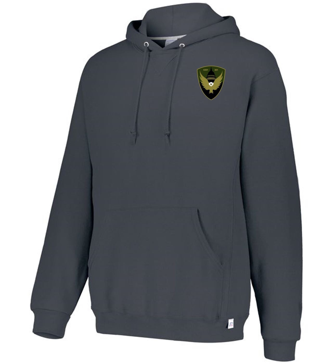Russell FBI Swat Hoody FBI Swat Black Heather Swat Low Vis Green/Black - Third Coast Soccer