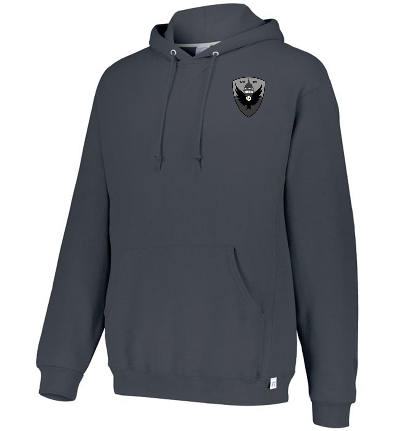 Russell FBI Swat Hoody FBI Swat Black Heather Swat Low Vis Black/Grey - Third Coast Soccer