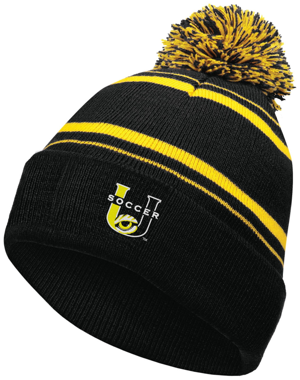 Holloway University HC Beanie University Black/Gold  - Third Coast Soccer