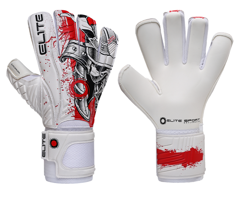 Elite Samurai Gk Gloves Gloves Size 12 White/Red/Black - Third Coast Soccer