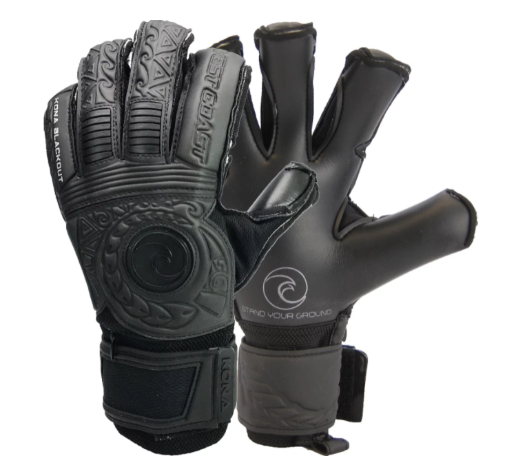 WCG Kona Blackout Edition Gloves Size 10  - Third Coast Soccer