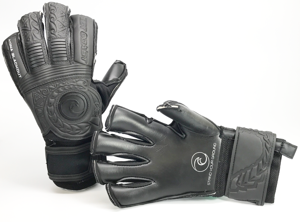 WCG Kona Blackout Edition Gloves Size 8  - Third Coast Soccer