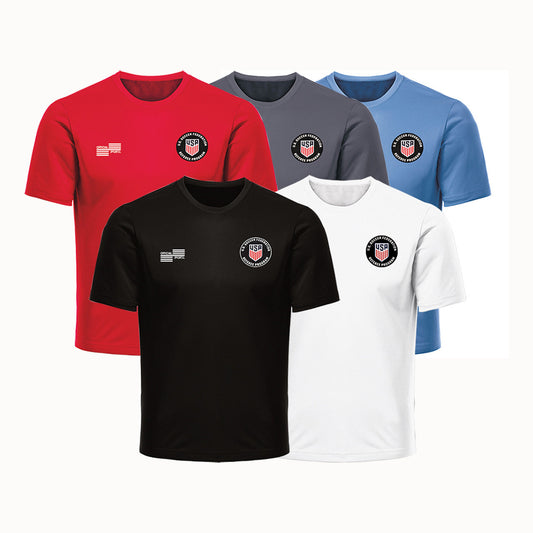 Official Sports USSF Wicking Short Sleeve T-Shirt Referee   - Third Coast Soccer