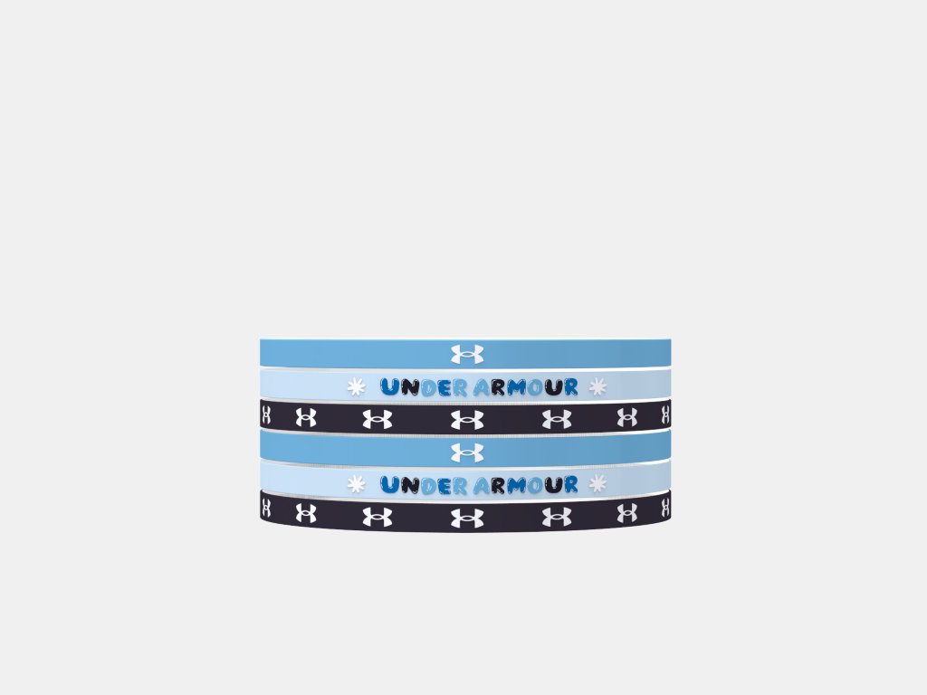 Under Armour Graphic Headband 6-Pack Player Accessories Tonic/Halogen Blue/White - Third Coast Soccer