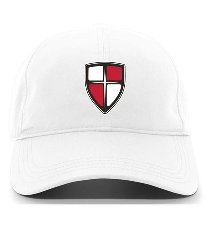 William Carey Shield Adjustable Cap William Carey University White  - Third Coast Soccer