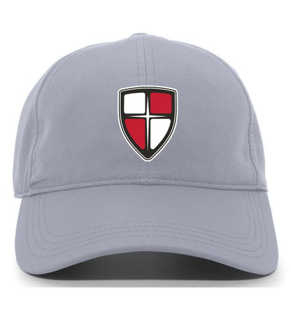 William Carey Shield Adjustable Cap William Carey University Silver  - Third Coast Soccer