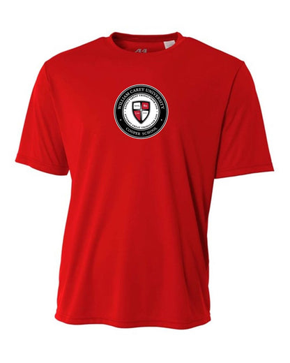 WCU Cooper School Of Missions & Ministry Youth Short-Sleeve Performance Shirt WCU CSMM Red Youth Small - Third Coast Soccer