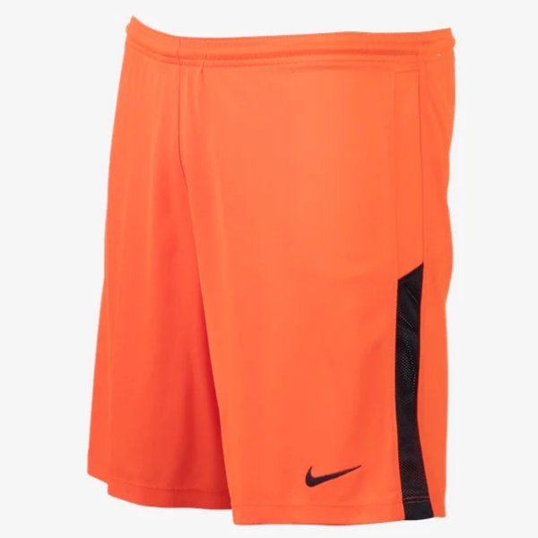 Nike Youth League Knit II Short apparel closeout Team Orange/Black Youth Small - Third Coast Soccer
