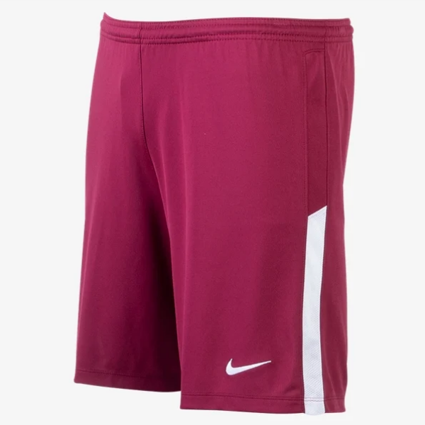 Nike Youth League Knit II Short apparel closeout Team Maroon/White Youth Small - Third Coast Soccer