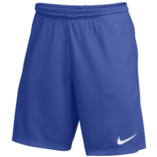Nike Youth Park III Short Shorts Game Royal/White Youth Small - Third Coast Soccer