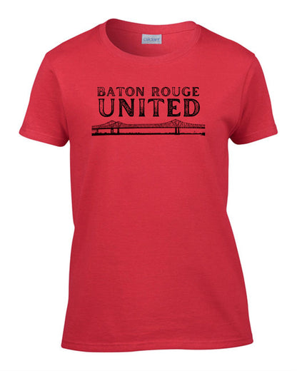 Gcpl Baton Rouge United Short-Sleeve Shirt Gulf Coast Premier League Womens 2Xl Red - Third Coast Soccer