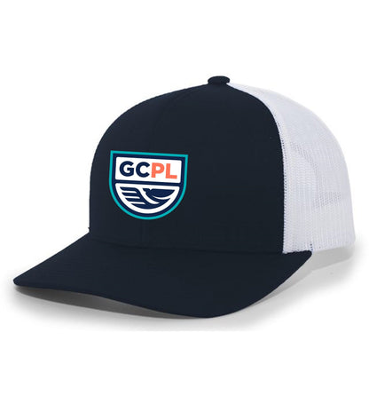 GCPL Trucker Hat Gulf Coast Premier League Navy/White  - Third Coast Soccer