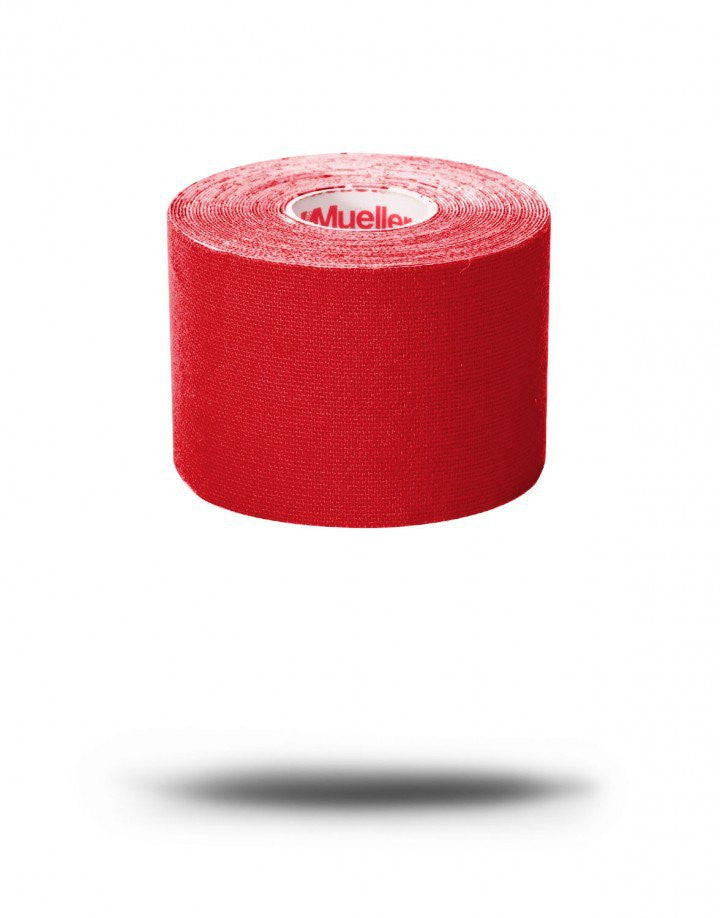 Mueller Pre-Cut Kinesiology Tape Red I-Strip Roll Medical Red  - Third Coast Soccer