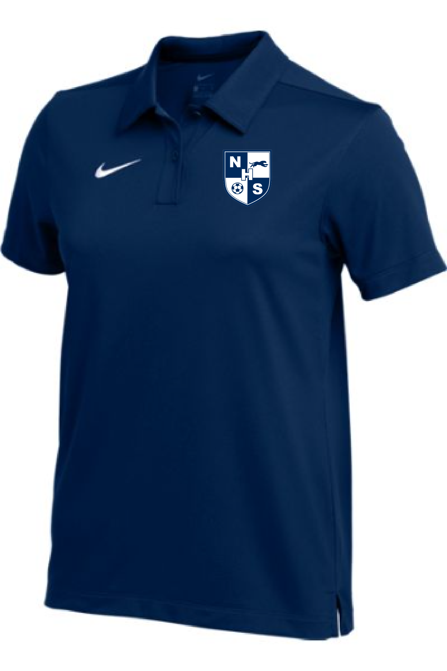 Nike Women's NHS Strike Polo NHS Girls 23 Team Navy/White Womens X-Small - Third Coast Soccer