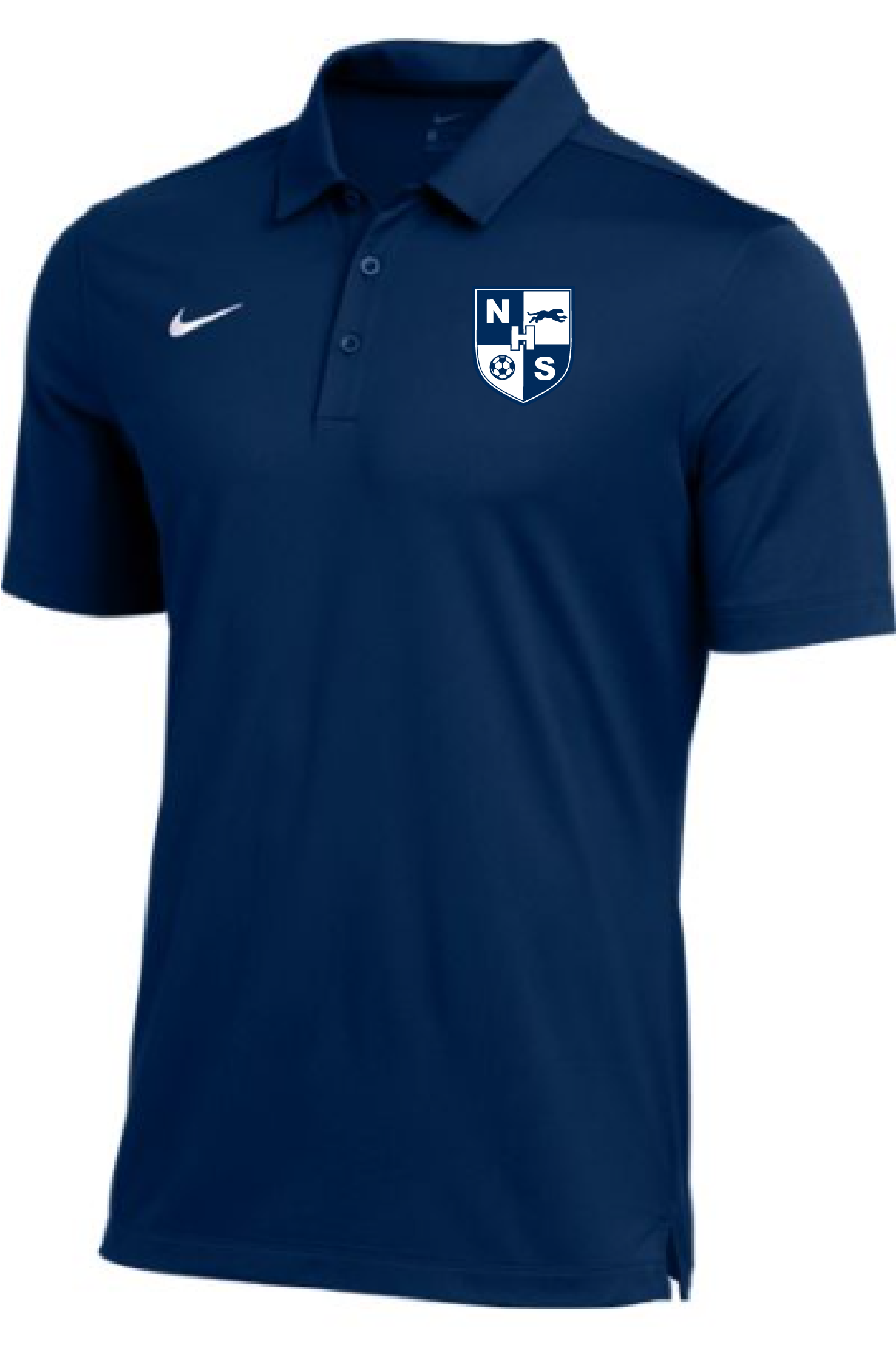 Nike NHS Men's Polo NHS Girls 23 College Navy/White Mens Small - Third Coast Soccer