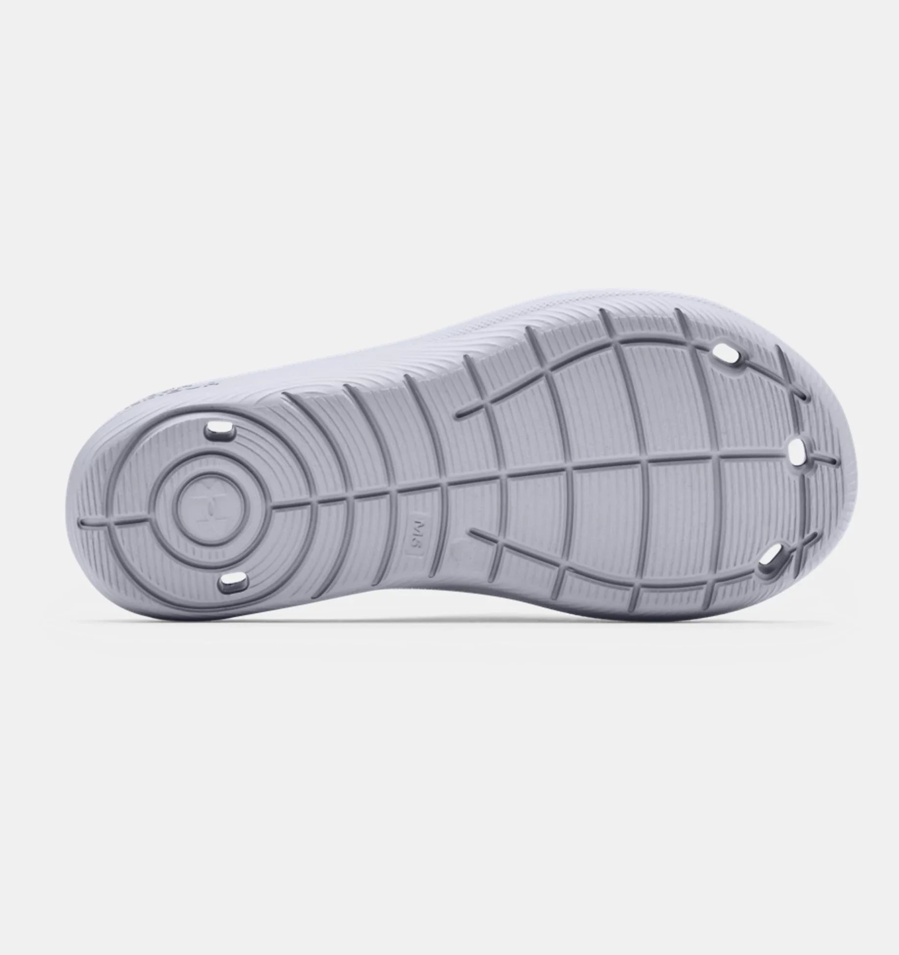 Under Armour Youth Locker IV Slides - White Youth Footwear   - Third Coast Soccer