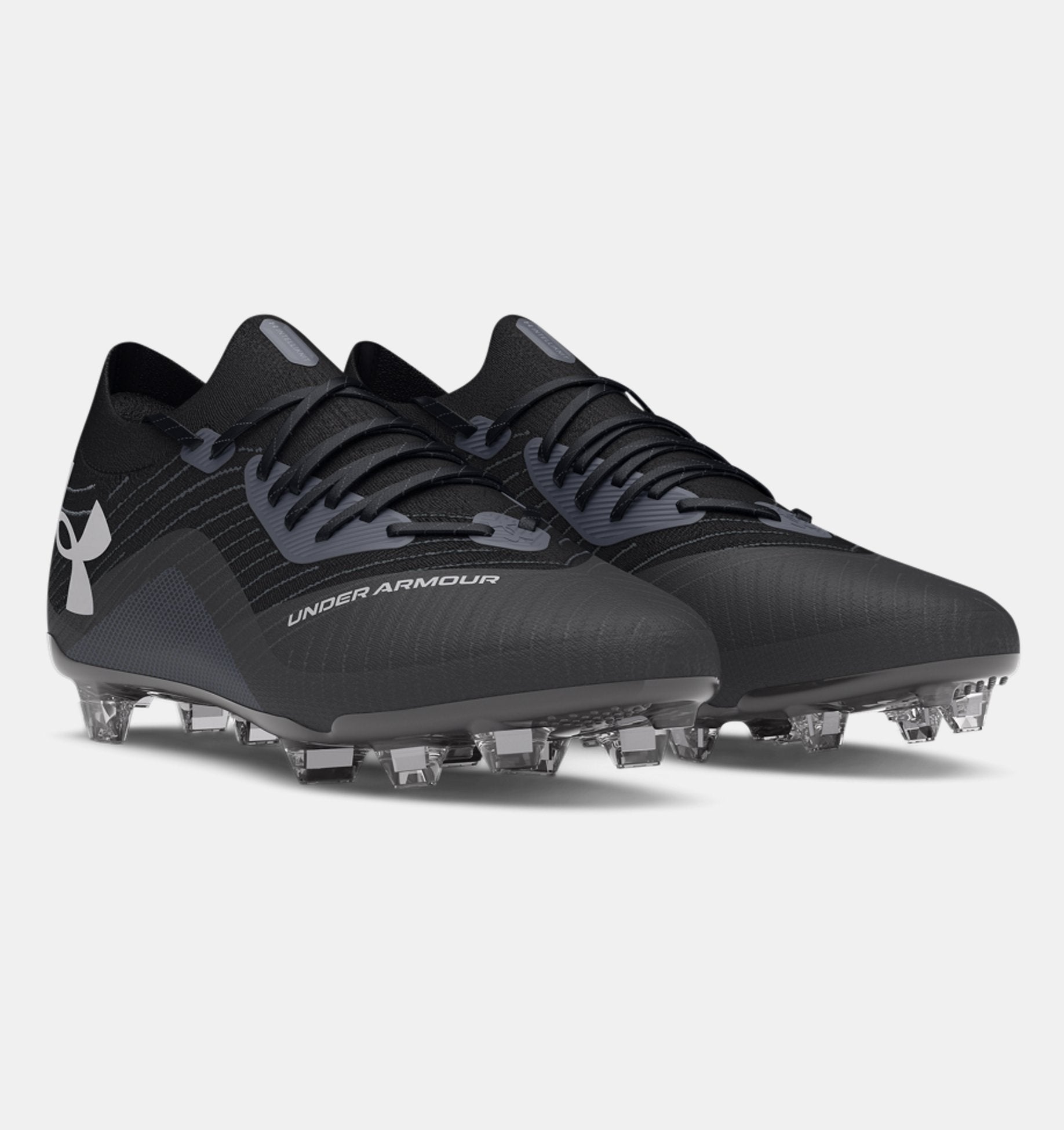 Under Armour Shadow Elite 2 FG - Black/Grey Mens Footwear   - Third Coast Soccer