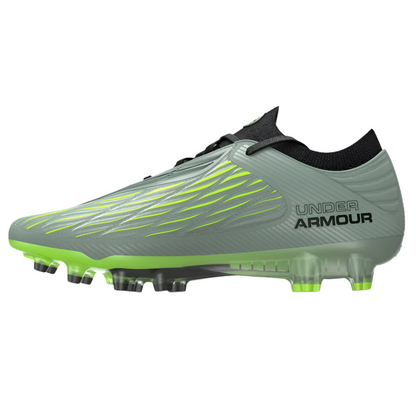 UA Magnetico Elite 4 FG - Silica Green/Hi-Vis Yellow Mens Footwear - Third Coast Soccer