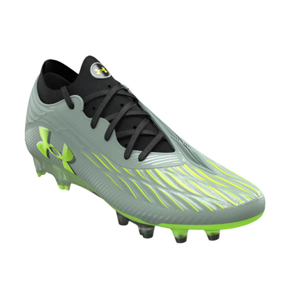 UA Magnetico Elite 4 FG - Silica Green/Hi-Vis Yellow Mens Footwear - Third Coast Soccer