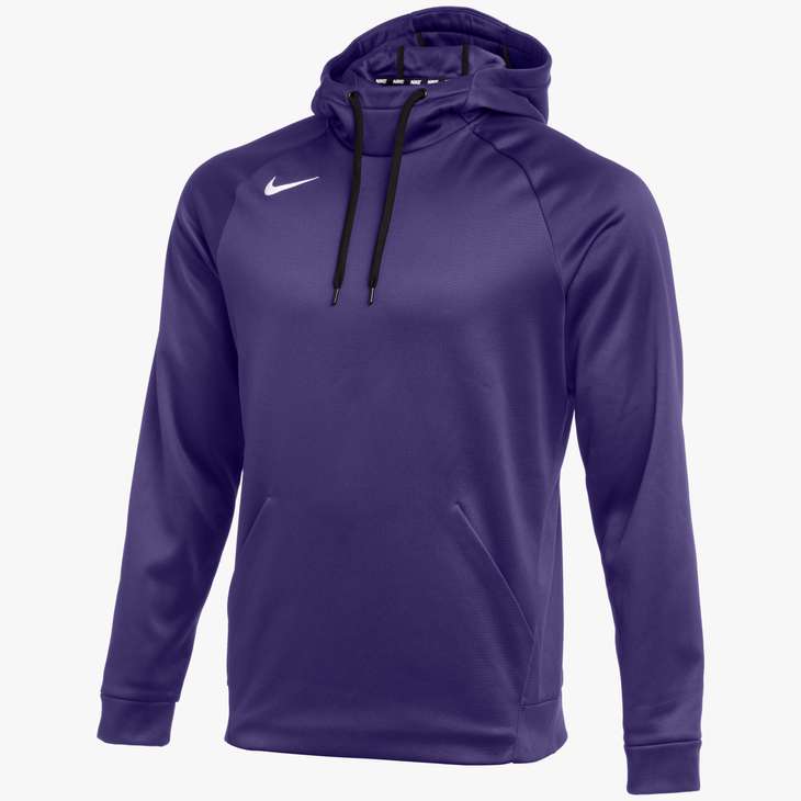 Nike Therma Club Hoodie Training Wear Team Purple/White Mens Small - Third Coast Soccer