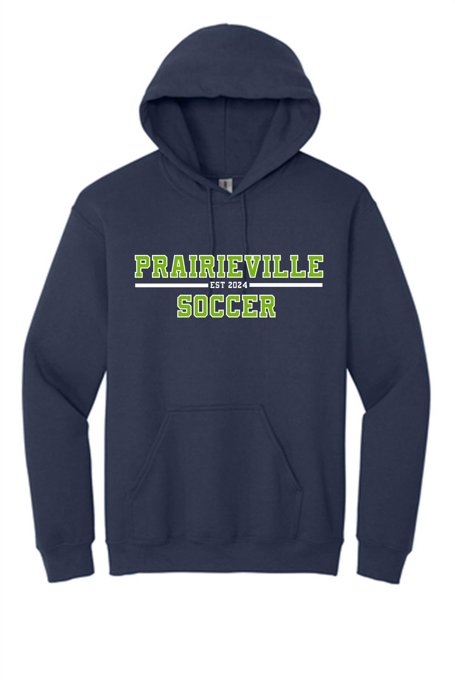 PVHS Soccer Hooded Sweatshirt Prairieville High School   - Third Coast Soccer