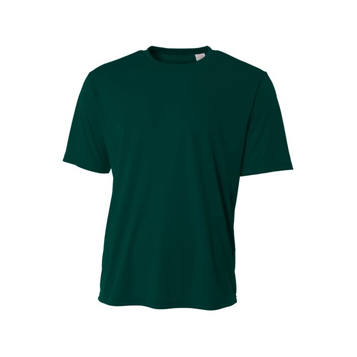 A4 Youth Sprint Performance Tee Training Wear Forest Youth Xx-Small - Third Coast Soccer