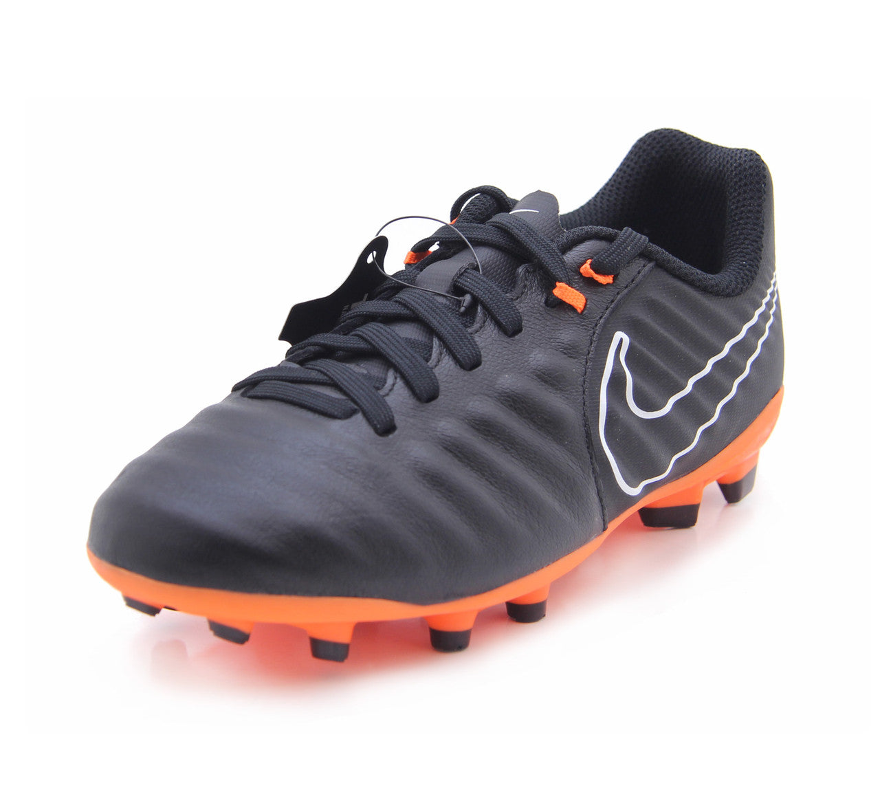 Nike Junior Legend 7 Academy Fg - Black/Total Orange/Black/White Youth Firm Ground Black/Total Orange/Black/White Youth 1 - Third Coast Soccer