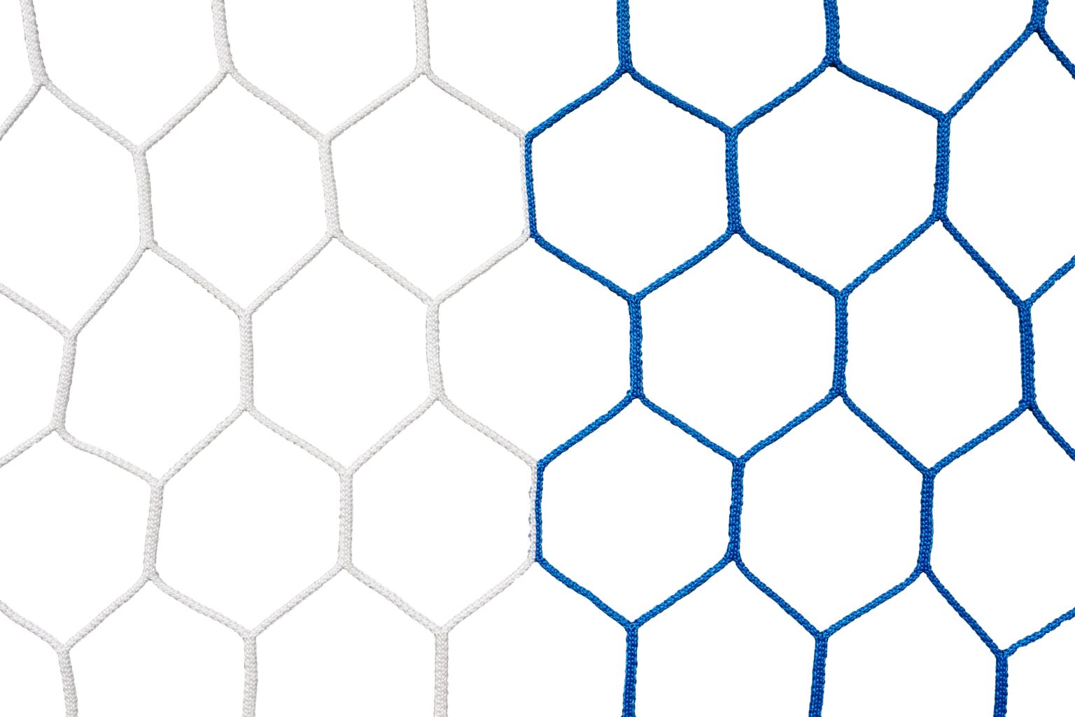 KWIKGOAL Hex Tent Net 8Hx24Wx3Dx8.5B - White/Blue Nets   - Third Coast Soccer