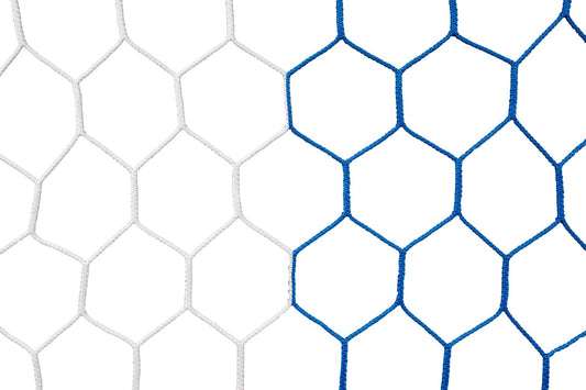 KWIKGOAL Hex Tent Net 8Hx24Wx3Dx8.5B - White/Blue Nets   - Third Coast Soccer