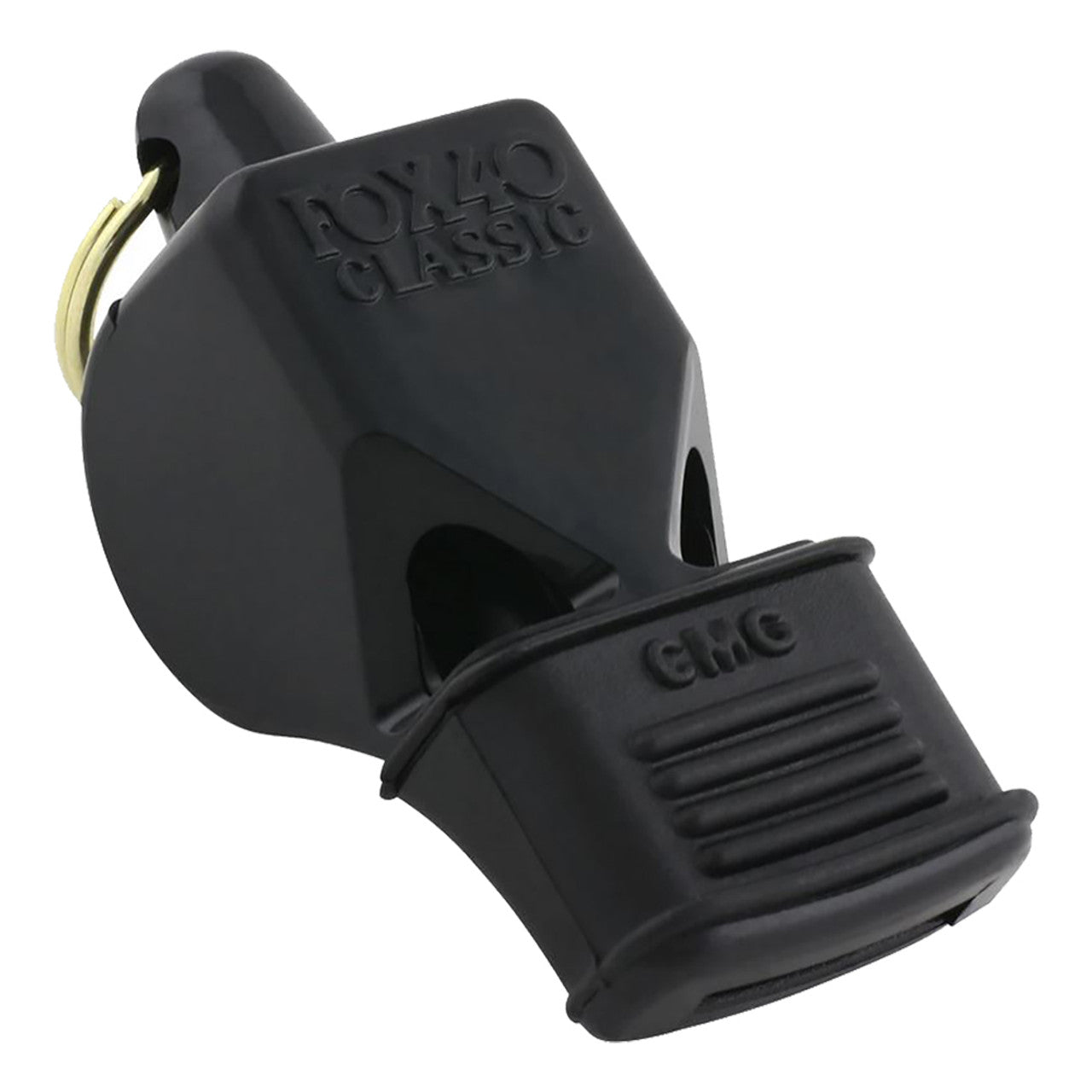 Official Sports Fox 40 Black Mouth Grip Whistle Referee Accessories   - Third Coast Soccer