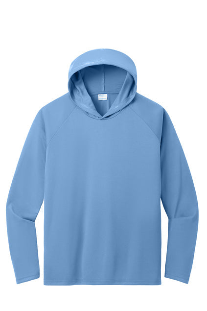 Port & Co™ Performance Pullover Hooded Tee T-Shirts Carolina Blue Mens Small - Third Coast Soccer
