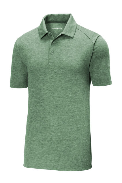 Sport-Tek ® PosiCharge ® Tri-Blend Wicking Polo Polos Forest Green Heather Mens XSmall - Third Coast Soccer