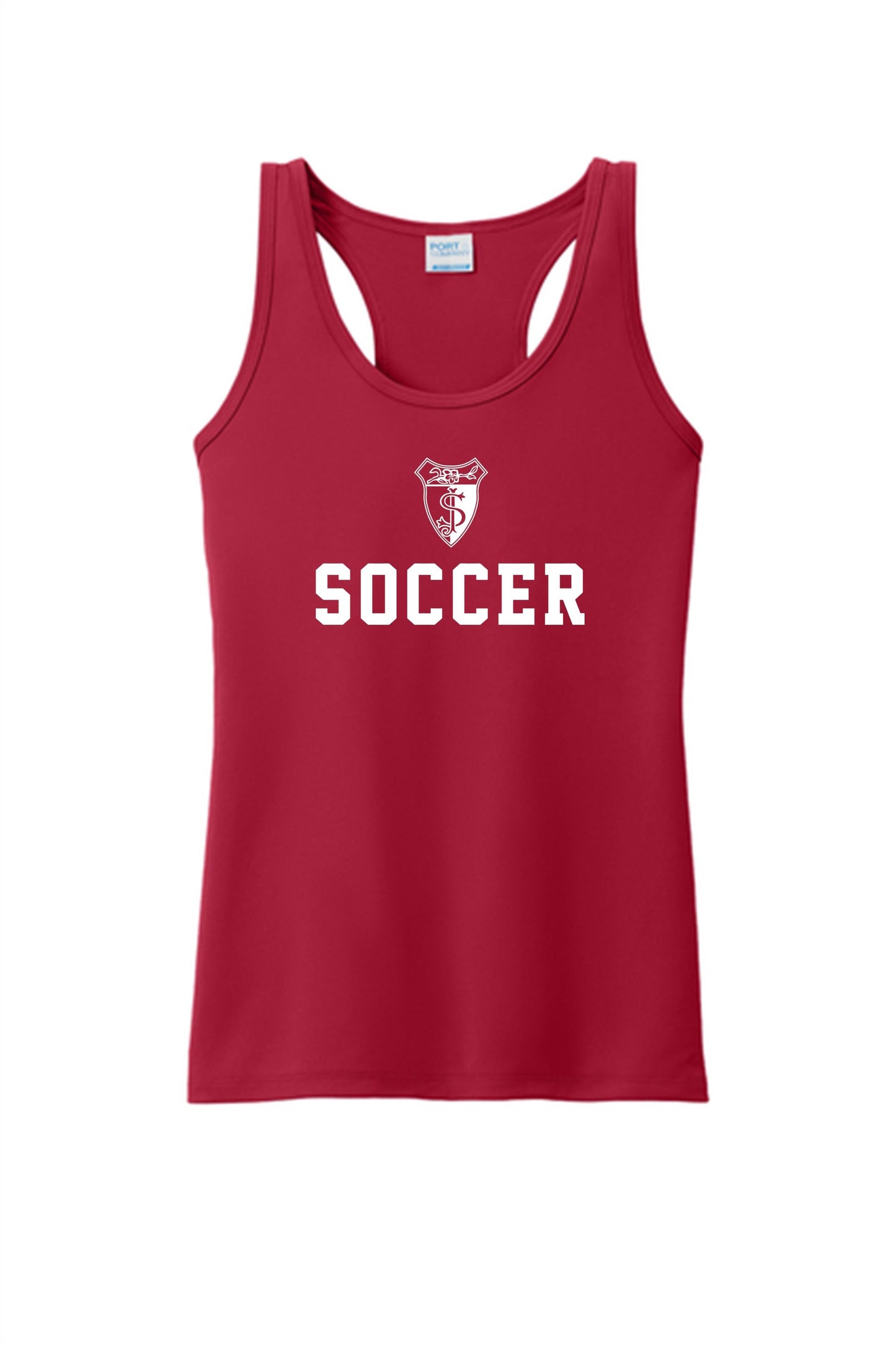 SJA Soccer Training Tank St. Joesphs Academy Red Womens XSmall - Third Coast Soccer