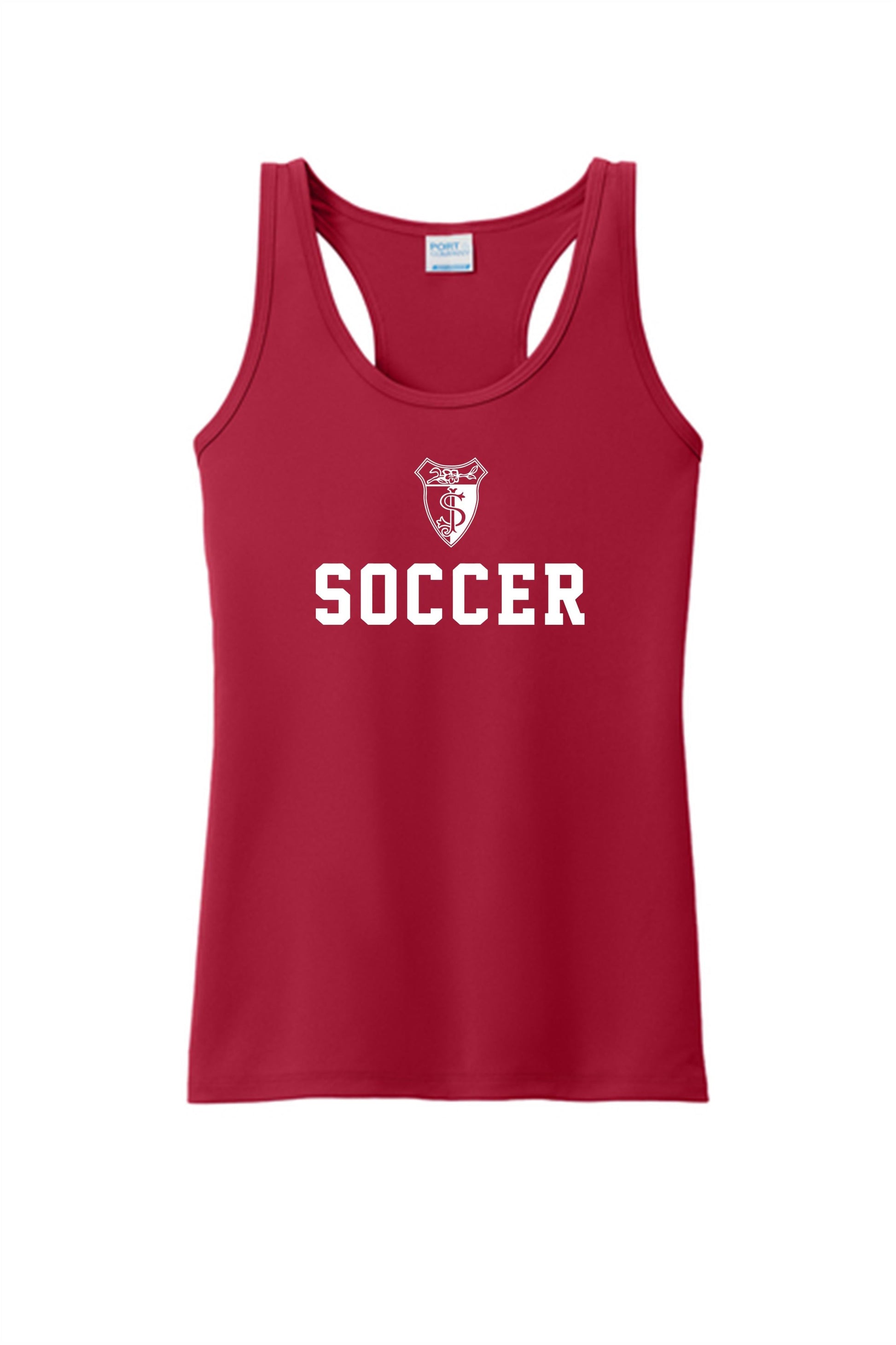 SJA Soccer Training Tank St. Joesphs Academy Red Womens XSmall - Third Coast Soccer