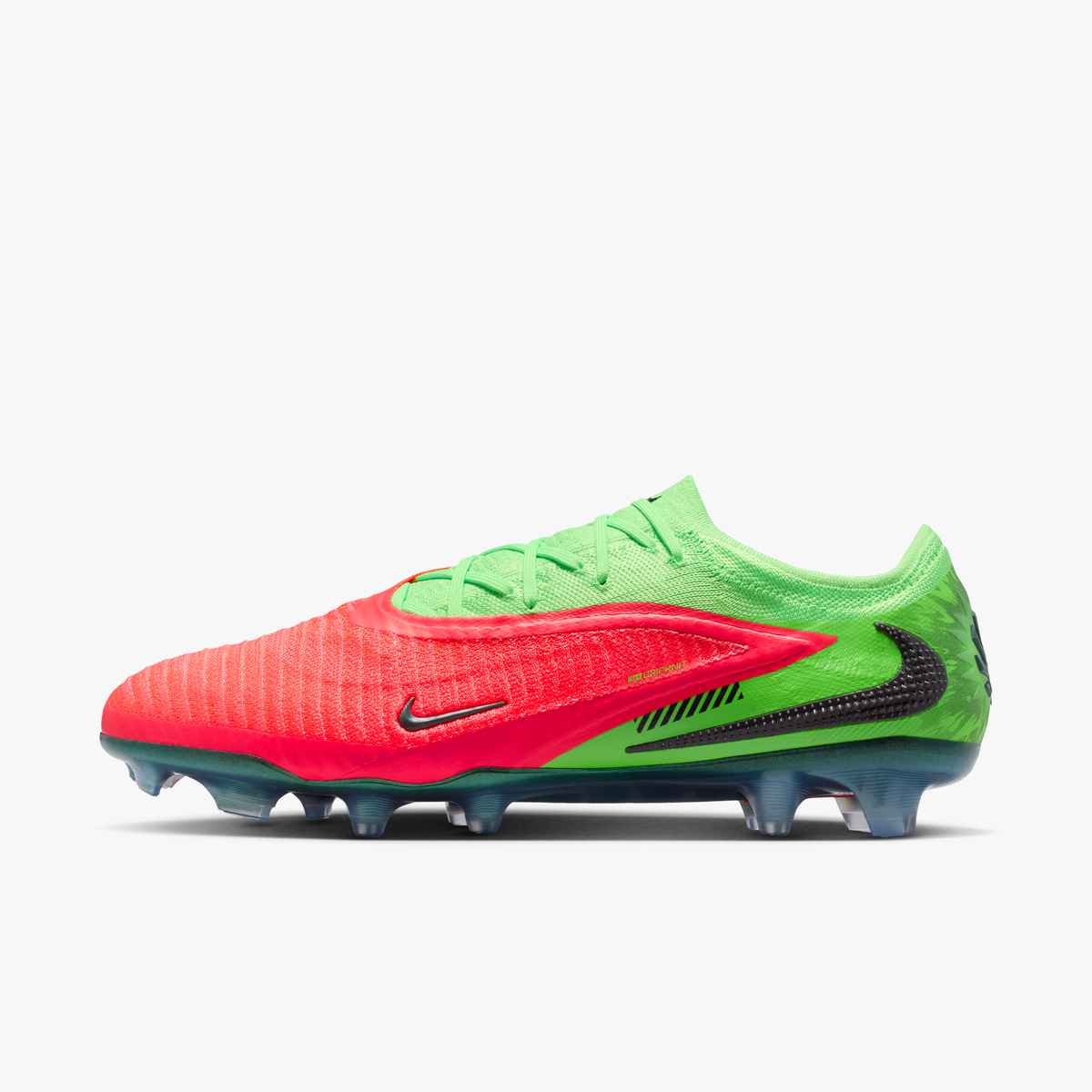 Nike Phantom 6 Low Elite Haaland FG - Hot Punch/Black/Green Men's Footwear - Third Coast Soccer