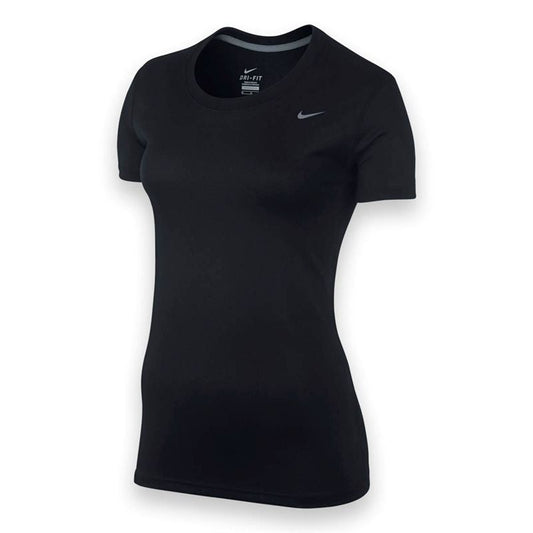 Nike Womens Legend S/S Tee - Black Training Jersey   - Third Coast Soccer